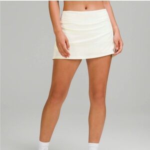 Lululemon Pace Rival Mid-Rise Skirt – Lemon Sorbet – Size 2/4